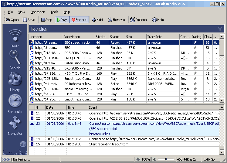 IRadio Screenshot
